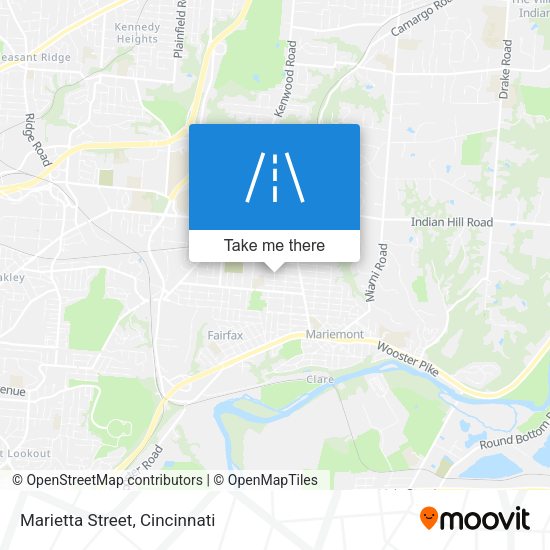 Marietta Street map