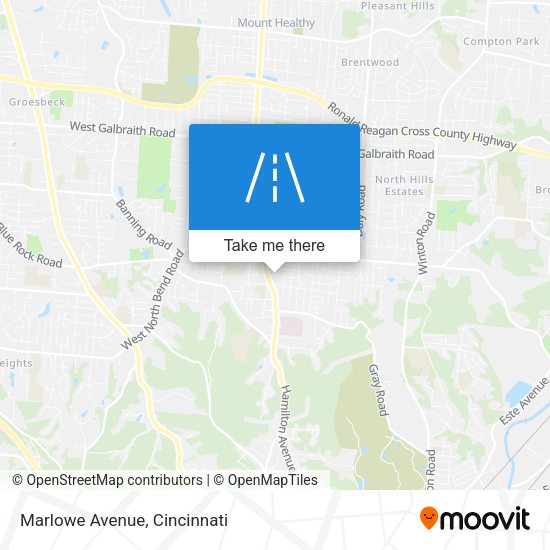 Mapa de Marlowe Avenue