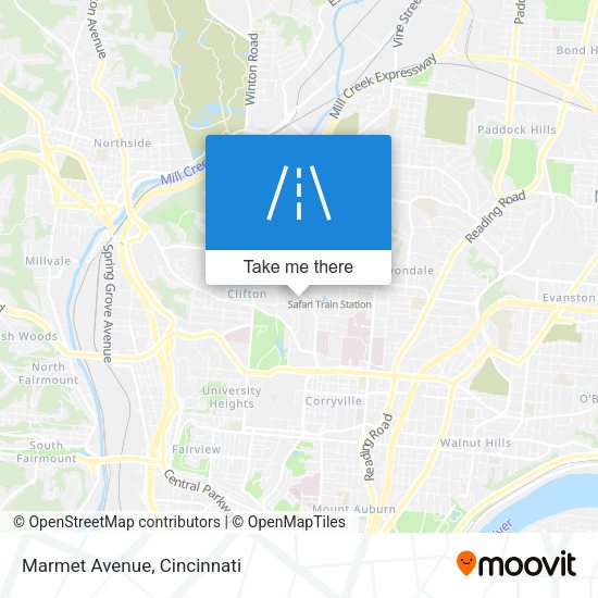 Mapa de Marmet Avenue
