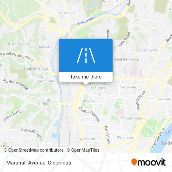 Mapa de Marshall Avenue