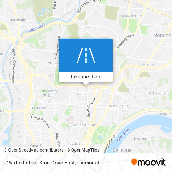Mapa de Martin Luther King Drive East