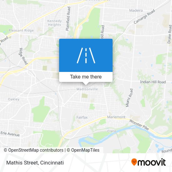 Mapa de Mathis Street