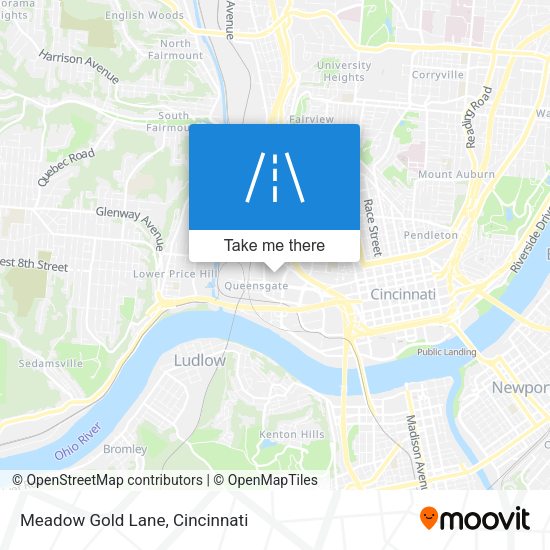 Mapa de Meadow Gold Lane