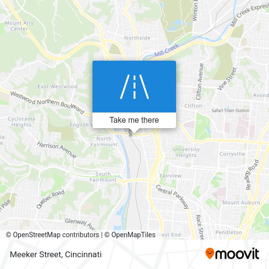 Mapa de Meeker Street
