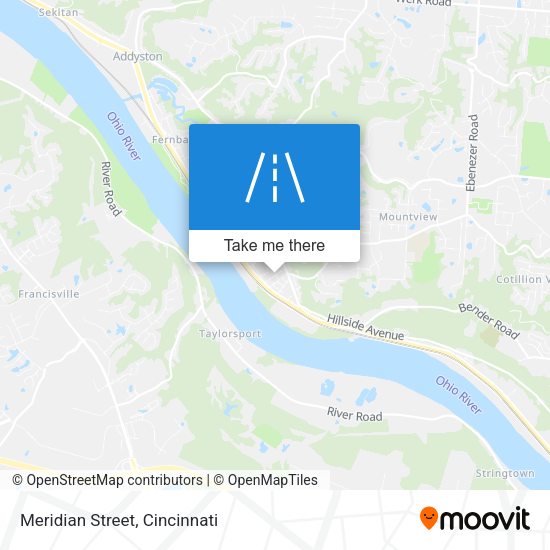 Mapa de Meridian Street