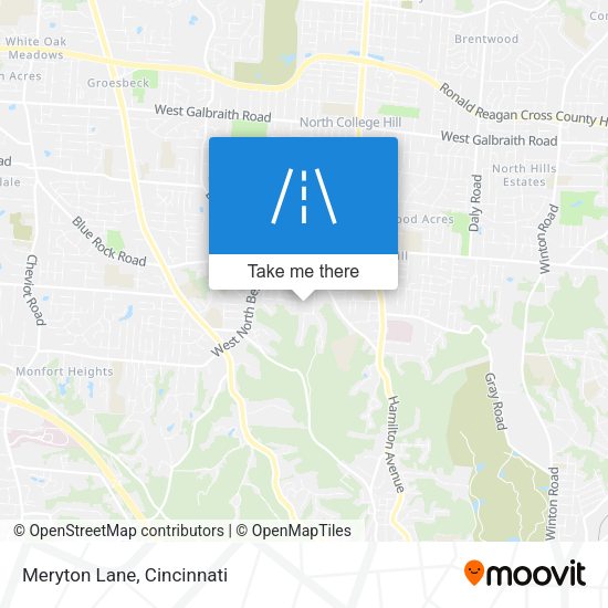 Mapa de Meryton Lane