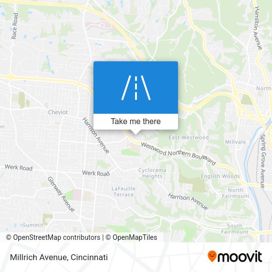 Mapa de Millrich Avenue