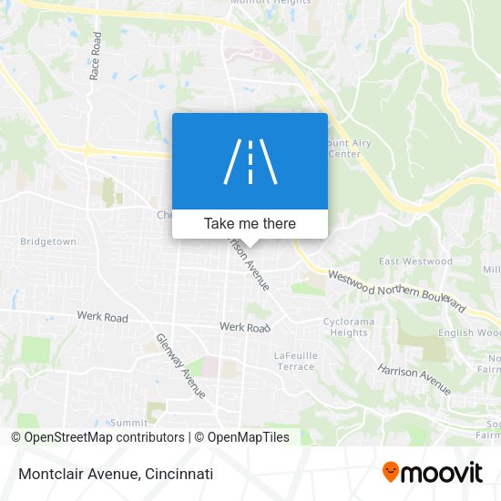 Montclair Avenue map