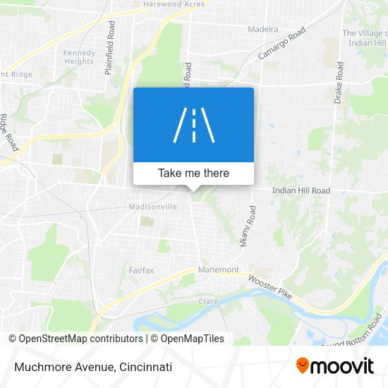 Muchmore Avenue map