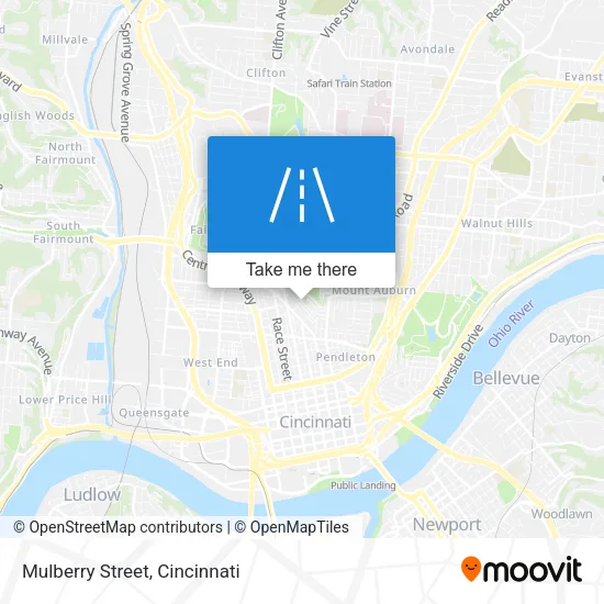Mulberry Street map