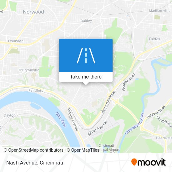 Mapa de Nash Avenue
