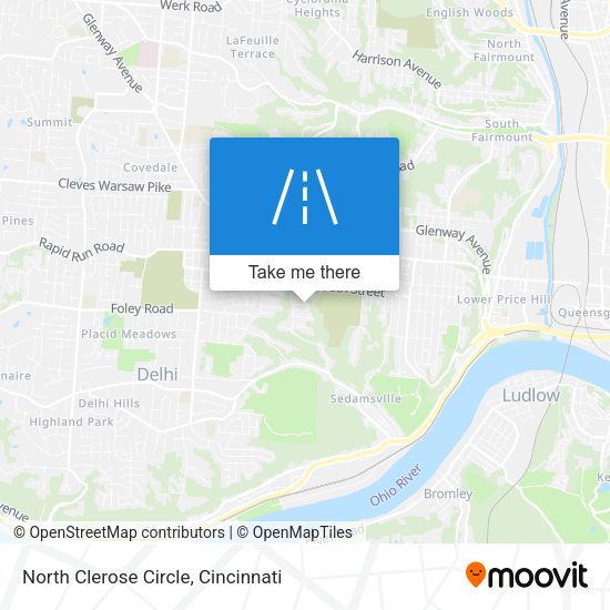 North Clerose Circle map