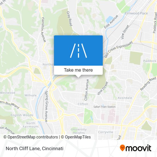 Mapa de North Cliff Lane