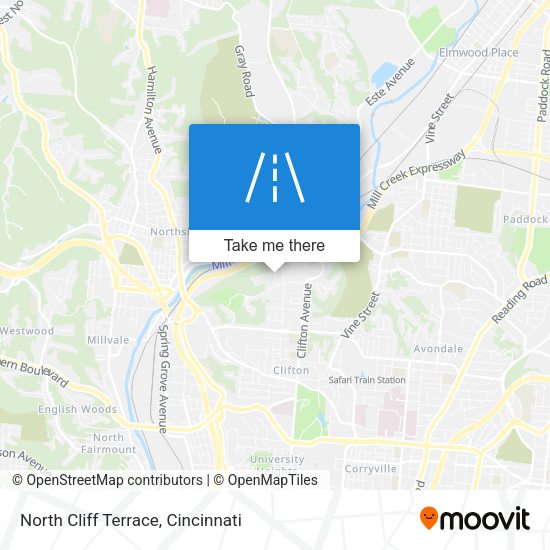 Mapa de North Cliff Terrace