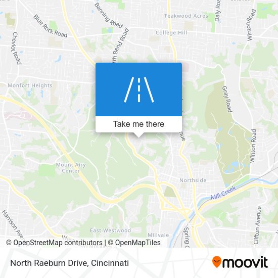 Mapa de North Raeburn Drive