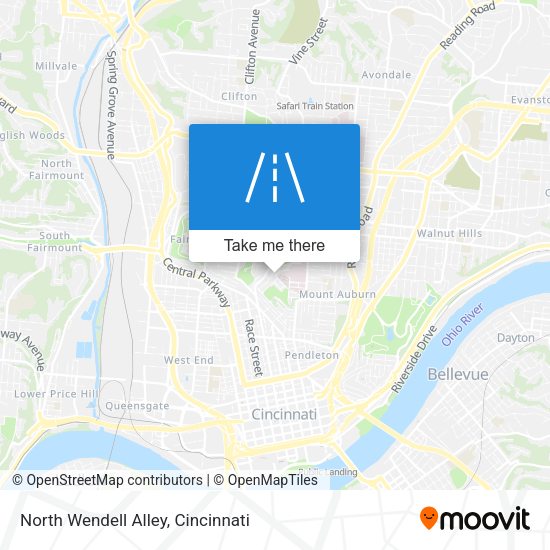 Mapa de North Wendell Alley