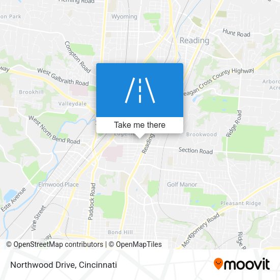 Northwood Drive map