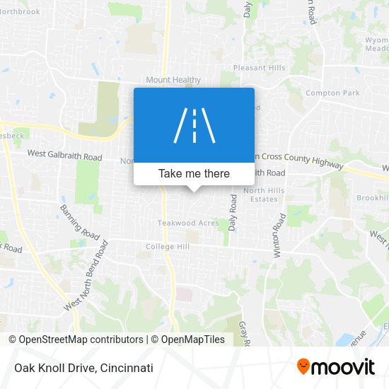 Mapa de Oak Knoll Drive