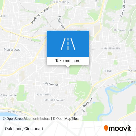 Mapa de Oak Lane