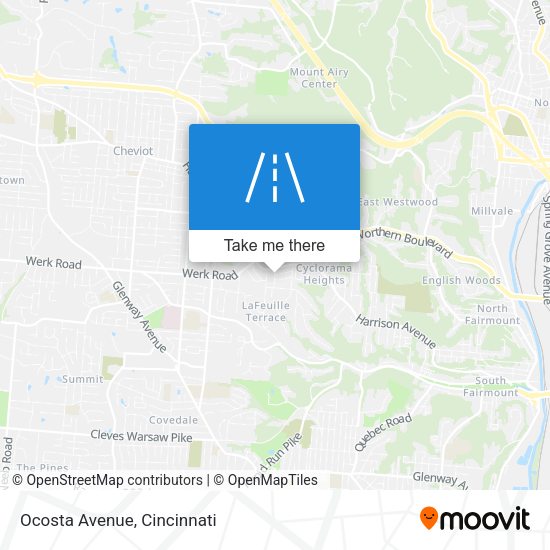 Mapa de Ocosta Avenue