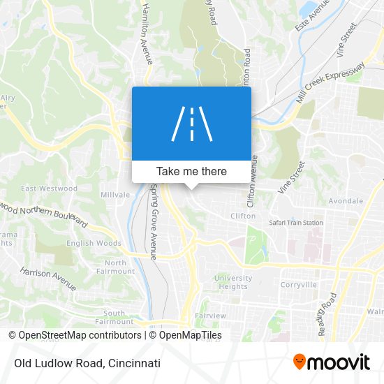 Mapa de Old Ludlow Road