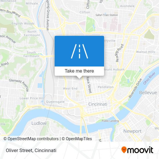 Mapa de Oliver Street