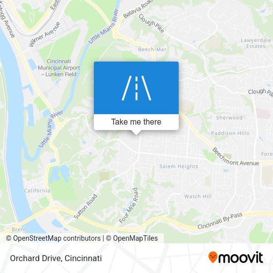 Mapa de Orchard Drive