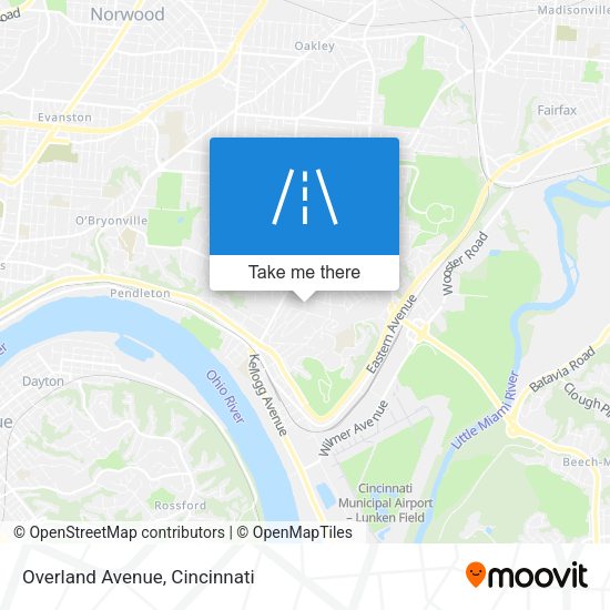 Mapa de Overland Avenue