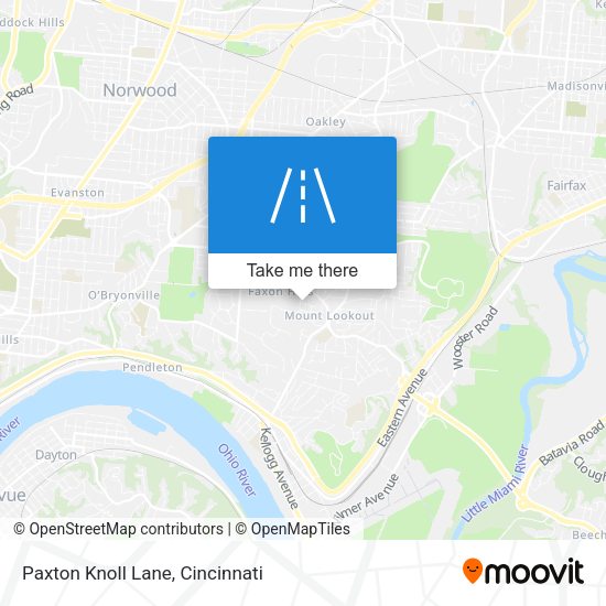 Mapa de Paxton Knoll Lane