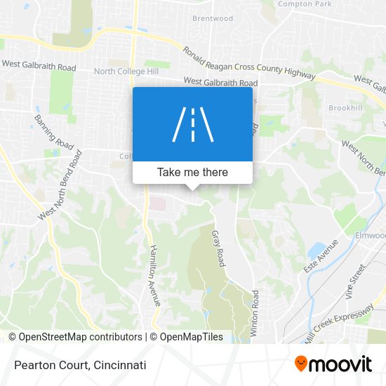 Mapa de Pearton Court