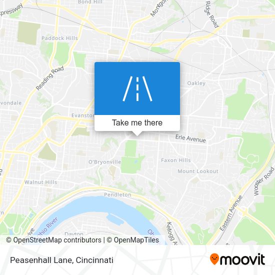 Mapa de Peasenhall Lane