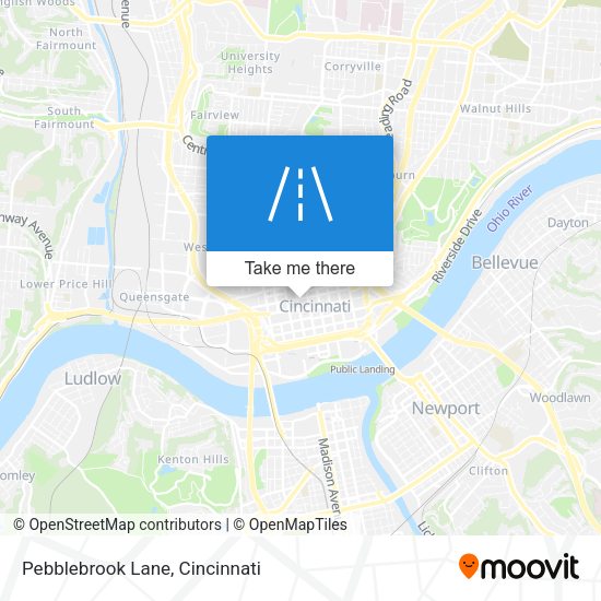 Mapa de Pebblebrook Lane