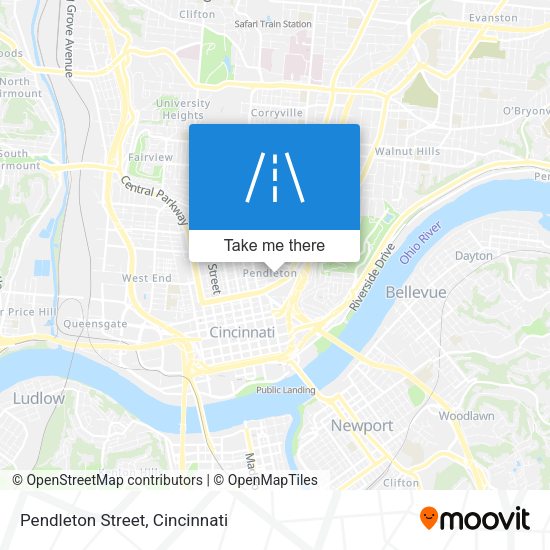 Mapa de Pendleton Street