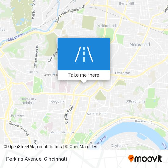 Mapa de Perkins Avenue