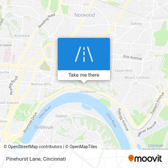 Mapa de Pinehurst Lane