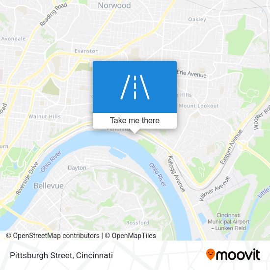 Pittsburgh Street map