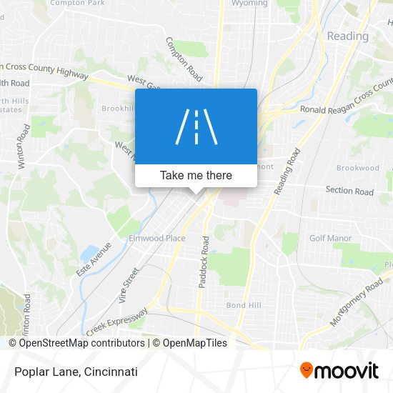 Mapa de Poplar Lane