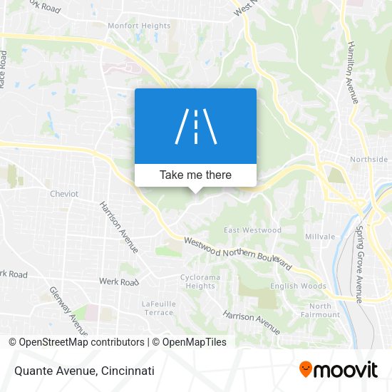 Mapa de Quante Avenue