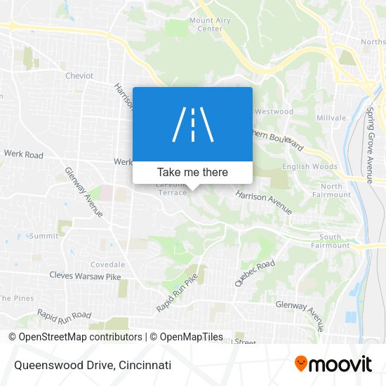 Mapa de Queenswood Drive