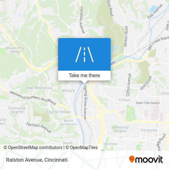Mapa de Ralston Avenue