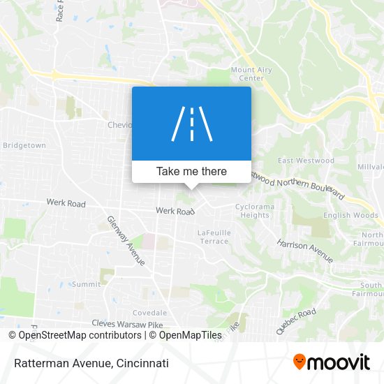 Ratterman Avenue map