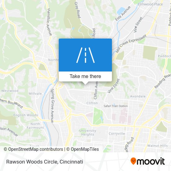 Rawson Woods Circle map