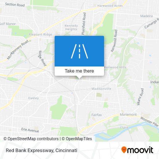 Red Bank Expressway map