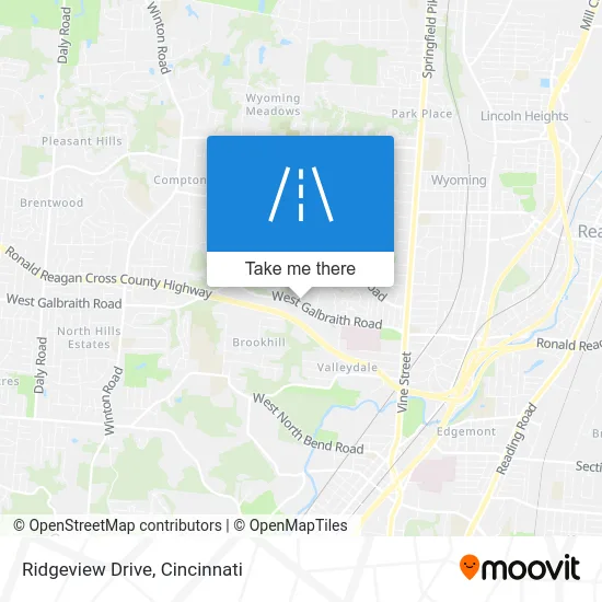 Ridgeview Drive map