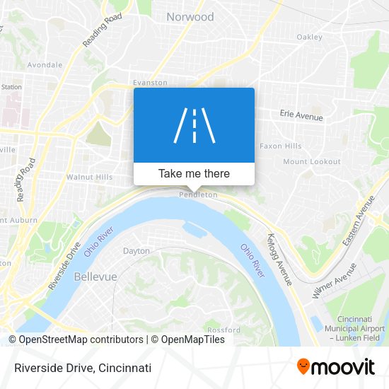Riverside Drive map