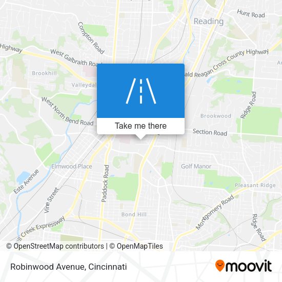 Robinwood Avenue map
