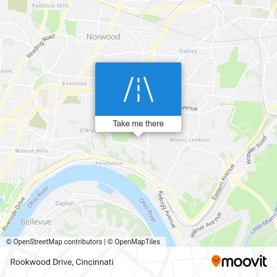Mapa de Rookwood Drive