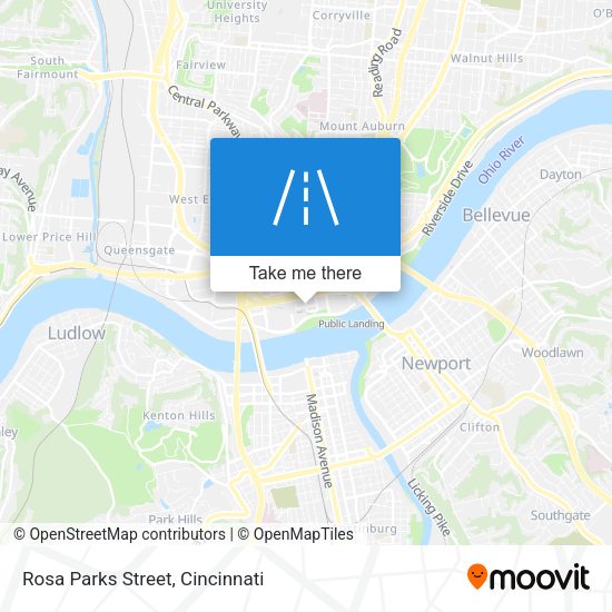 Mapa de Rosa Parks Street
