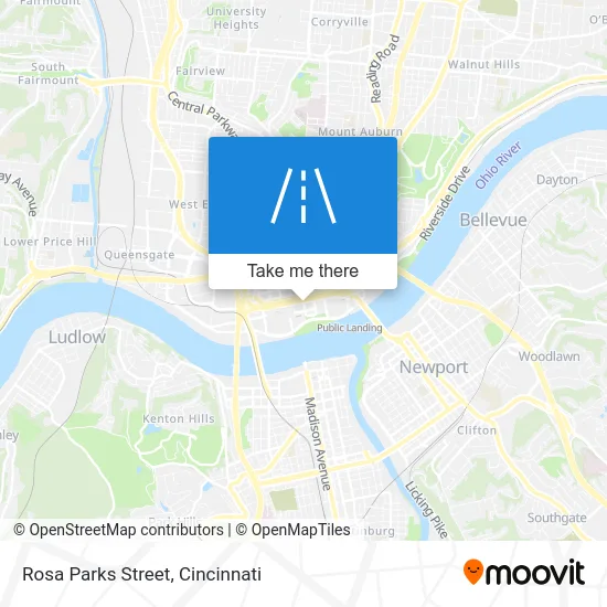 Rosa Parks Street map