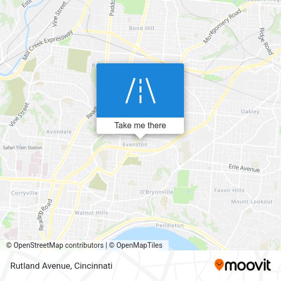 Mapa de Rutland Avenue